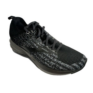 Brooks Levitate 5 Men’s 11.5 B Black Gray Knit Running Shoes DNA AMP v2 Energize